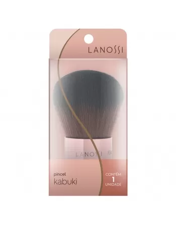 PINCEL COMPACTO KABUKI LANOSSI - F04 C/1 UNIDADE (LS3012)