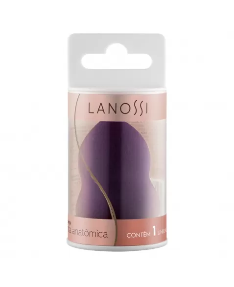 ESPONJA DE MAQUIAGEM LANOSSI GOTA ANATÔMICA C/1 UNIDADE (LS5005)