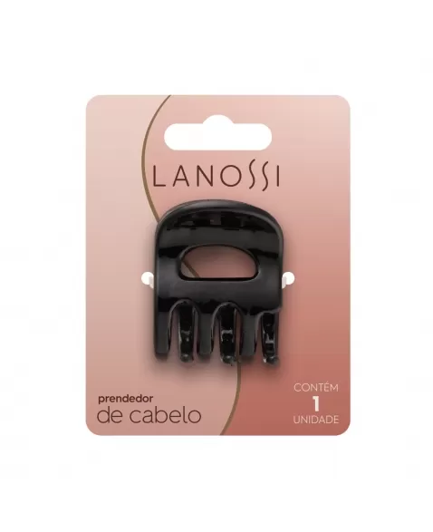 PRENDEDOR DE CABELO LANOSSI BLACK C/1 UNIDADE (LS2501)