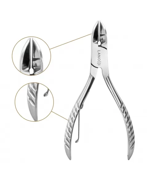 ALICATE PARA UNHAS LANOSSI C/ 1 UNIDADE (LS6011)
