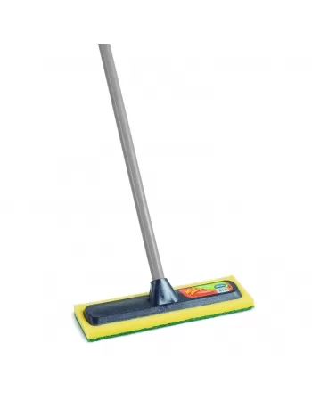 MOP ESPONJA ABRASIVO ALKLIN COM CABO LONGO C/1 UNIDADE