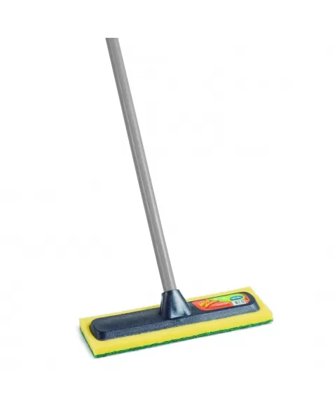 MOP ESPONJA ABRASIVO ALKLIN COM CABO LONGO C/1 UNIDADE