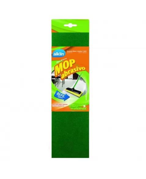 MOP ESPONJA ABRASIVO ALKLIN REFIL C/ 1UNIDADE
