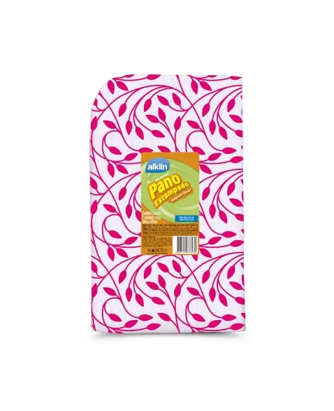 PANO LIMPEZA GERAL ALKLIN ESTAMPADO 38X65 CM C/1 UNIDADE