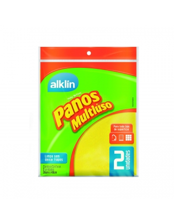 PANO MULTIUSO ALKLIN 36X40 CM C/2 UNIDADES