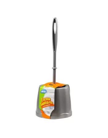 ESCOVA SANITÁRIA ALKLIN COM SUPORTE C/1 UNIDADE