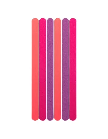 LIXA PARA UNHAS LANOSSI DUPLA FACE COLOR C/6 UNIDADES (LS6005)