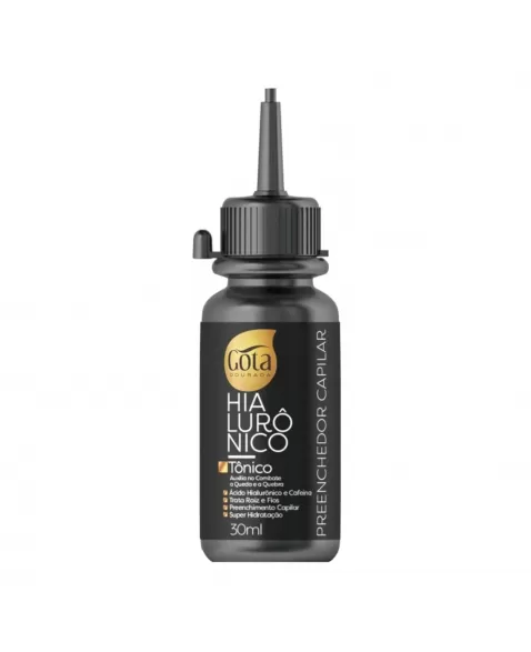 TÔNICO CAPILAR GOTA DOURADA HIALURÔNICO 30ML