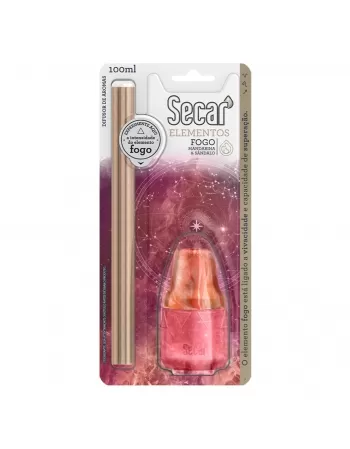 DIFUSOR DE AROMAS SECAR ELEMENTOS FOGO MANDARINA & SÂNDALO 100ML