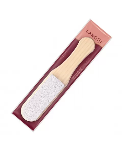 LIXA PARA PÉS DUO LANOSSI COM PEDRA POMES C/1 UNIDADE (LS6064)