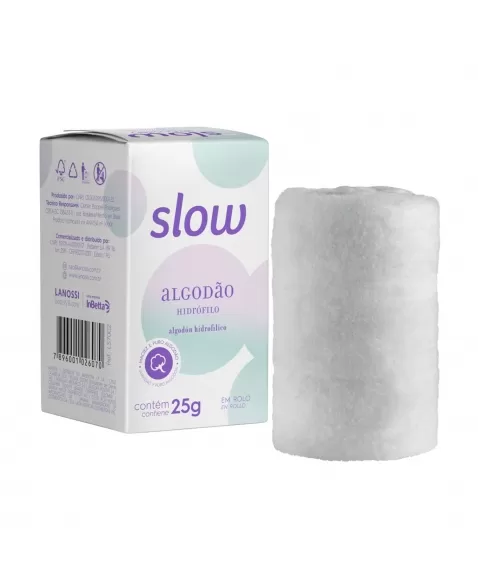ALGODÃO HIDRÓFILO SLOW 25G (LS7002)