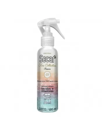 ODORIZADOR DE AMBIENTE HOME SPRAY SECAR FINE COLLECTION PASSION 01 BOUQUET VERDE, LIMÃO, ALECRIM E CEDRO 120ML