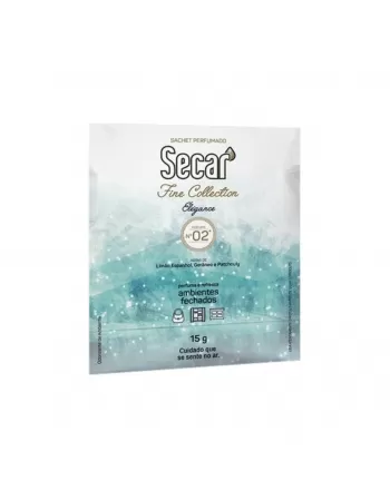 SOIN SECAR SACHET PERFUMADO FINE COLLECTION 02 ELEGANCE LIMÃO/GERÂNIO/PATC 15G