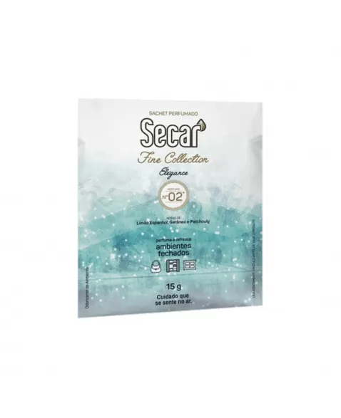 SOIN SECAR SACHET PERFUMADO FINE COLLECTION 02 ELEGANCE LIMÃO/GERÂNIO/PATC 15G