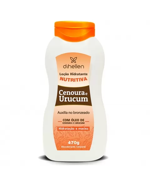 LOÇÃO HIDRATANTE NUTRITIVA DIHELLEN CENOURA E URUCUM 470G
