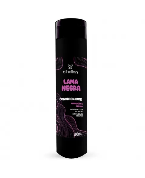 CONDICIONADOR DIHELLEN LAMA NEGRA CABELOS ESCUROS 300ML