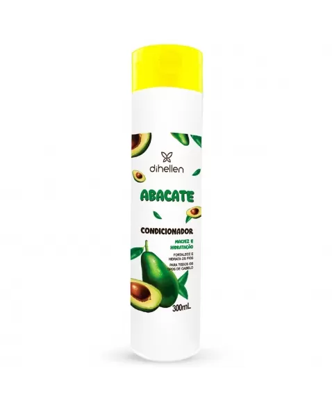 CONDICIONADOR DIHELLEN ABACATE TODOS OS TIPOS DE CABELOS 300ML
