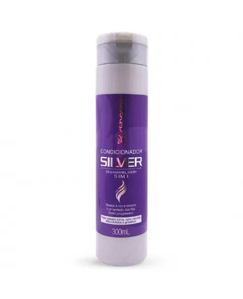 CONDICIONADOR DIHELLEN SILVER DESAMARELADOR 5 EM 1 300ML