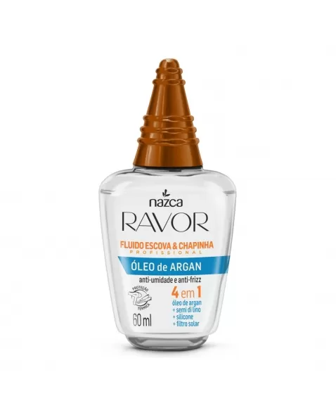 FLUIDO ESCOVA & CHAPINHA PROFISSIONAL ÓLEO DE ARGAN 4EM1 60ML