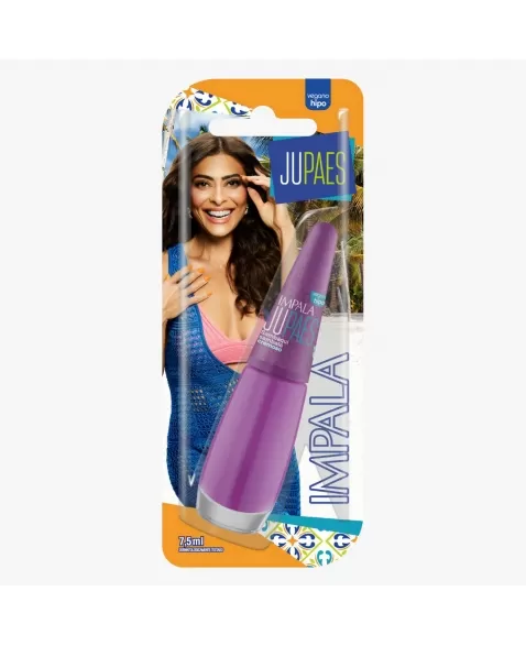 ESMALTE PARA UNHAS IMPALA BLISTER JUPAES SAMBAQUI SAMBALÁ CREMOSO 7,5ML