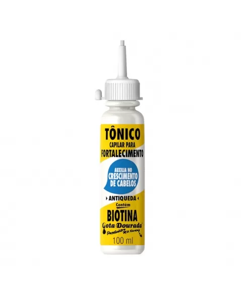 TÔNICO CAPILAR GOTA DOURADA FORTALECIMENTO BIOTINA 100ML