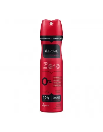 DESODORANTE ABOVE WOMEN ZERO FEEL FREE AEROSSOL 150ML / 90G