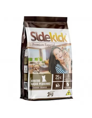 RAÇÃO SECA SIDEKICK PREMIUM ESPECIAL CÃES ADULTOS RAÇAS PEQUENAS SABOR FRANGO 1KG