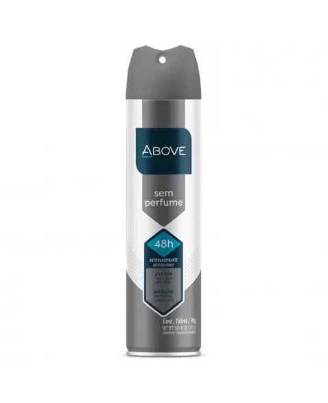 ANTITRANSPIRANTE AEROSSOL ABOVE SEM PERFUME 150ML / 90G