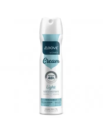 ANTITRANSPIRANTE AEROSSOL ABOVE WOMEN CREAM LIGHT INVISIBLE 150ML / 90G