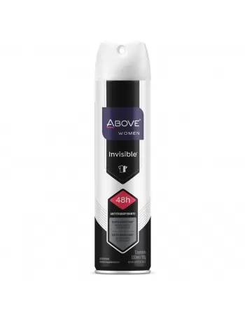 ANTITRANSPIRANTE AEROSSOL ABOVE WOMEN INVISIBLE BLACK OR WHITE 150ML / 90G