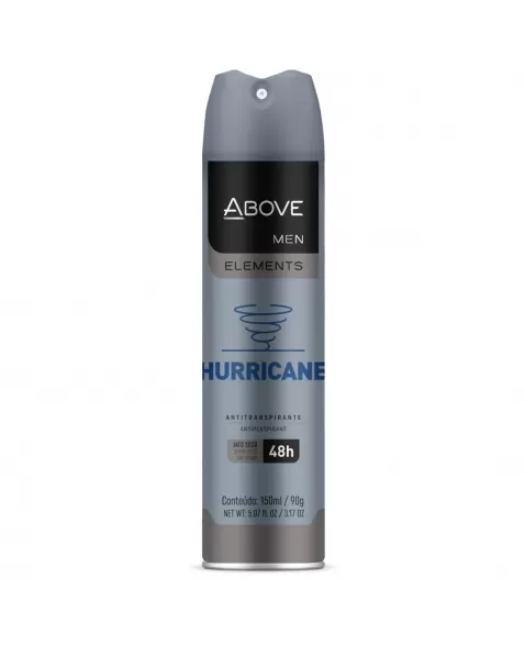 ANTITRANSPIRANTE AEROSSOL ABOVE MEN ELEMENTS HURRICANE 150ML / 90G