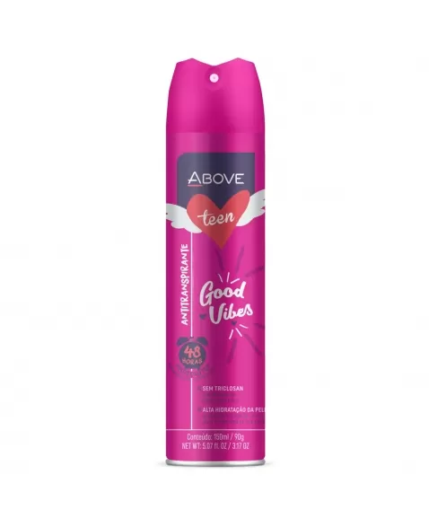 ANTITRANSPIRANTE AEROSSOL ABOVE TEEN GOOD VIBES 150ML / 90G