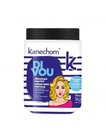 CREME PARA PENTEAR SEM ENXÁGUE KANECHOM DIVOU HIDRATAÇÃO POWER 1KG