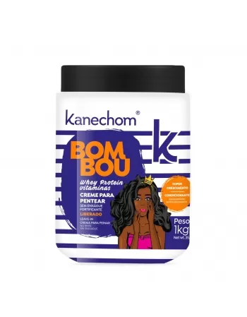 CREME PARA PENTEAR SEM ENXÁGUE KANECHOM BOMBOU SUPER CRESCIMENTO 1KG