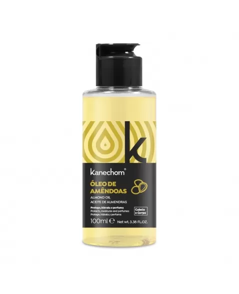 ÓLEO CAPILAR E CORPORAL KANECHOM ÓLEO DE AMÊNDOAS 100ML