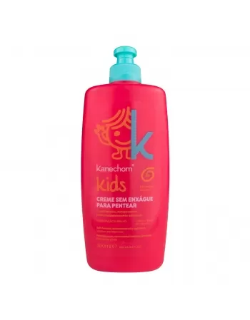 CREME PARA PENTEAR KANECHOM KIDS SEM ENXÁGUE HIDRATAÇÃO E BRILHO 300ML