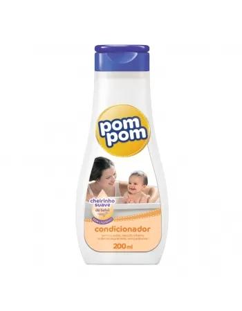 CONDICIONADOR INFANTIL CHEIRINHO SUAVE DE BEBÊ POM POM FRASCO 200ML