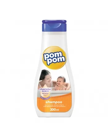 SHAMPOO INFANTIL CHEIRINHO SUAVE DE BEBÊ POM POM FRASCO 200ML