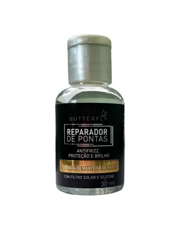REPARADOR DE PONTAS BUTTERFLY ESSÊNCIA MANTEIGA DE KARITÉ HIDRATAÇÃO COM SILICONE E FILTRO SOLAR 30M