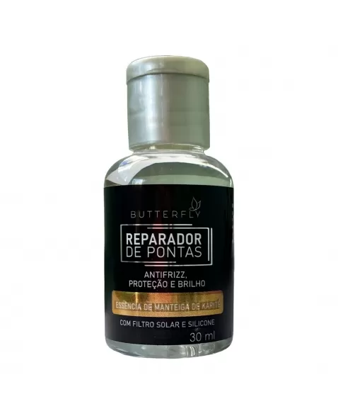 REPARADOR DE PONTAS BUTTERFLY ESSÊNCIA MANTEIGA DE KARITÉ HIDRATAÇÃO COM SILICONE E FILTRO SOLAR 30M