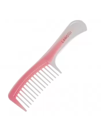 PENTE PARA CABELOS LANOSSI ROSE COM DENTES LARGOS C/1 UNIDADE (LS2002)