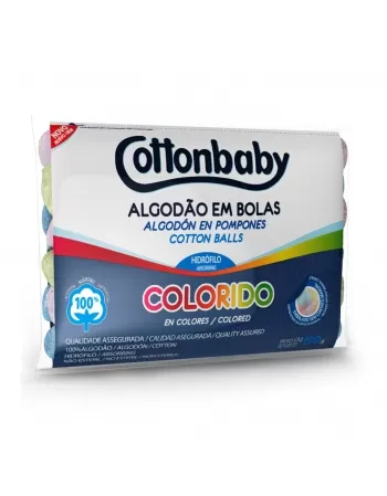 ALGODÃO BOLAS COLORIDO COTTONBABY 50G
