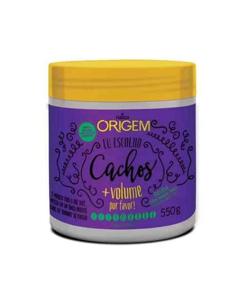 GEL MAIS VOLUME POR FAVOR ORIGEM CACHOS GELÉIA COM WAVE MAX 510G