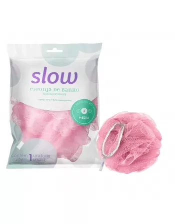 ESPONJA DE BANHO SLOW MASSAGEADORA C/1 UNIDADE (LS7500)