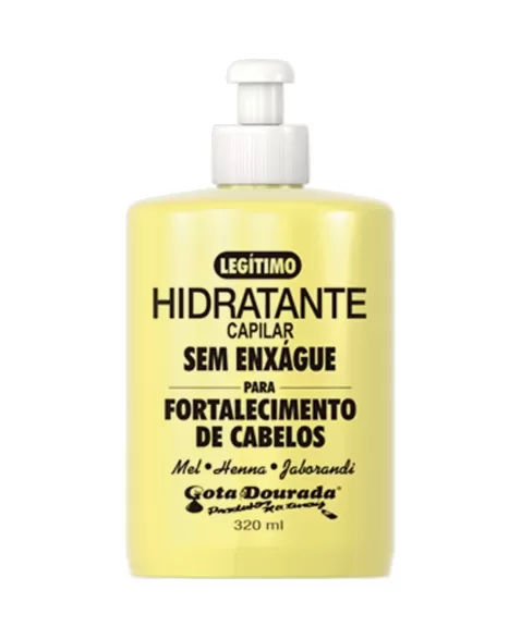 CREME PENTEAR GOTA DOURADA FORTALECIMENTO 320ML