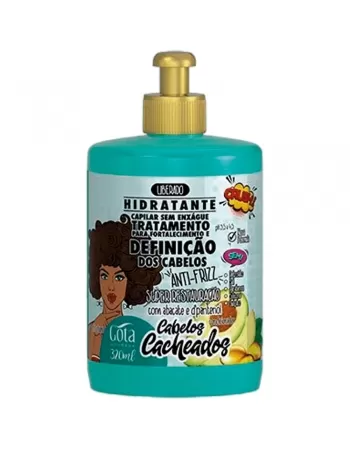 CREME PENTEAR GOTA DOURADA FORTALECIMENTO CABELOS CACHEADOS 320ML