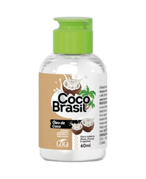 ÓLEO CAPILAR GOTA DOURADA COCO BRASIL 60ML