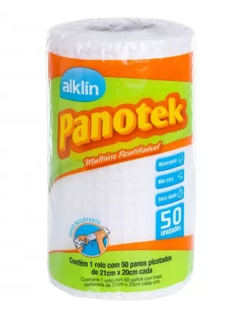 PANO PANOTEK MULTIUSO ALKLIN REUTILIZÁVEL C/ 50 UNIDADES