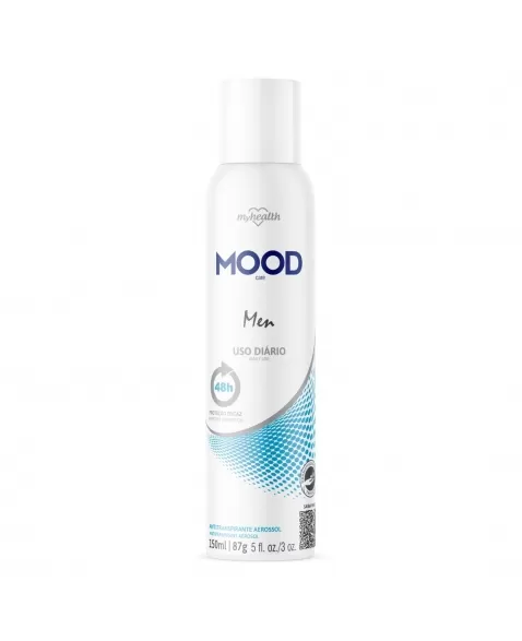 DESODORANTE ANTITRANSPIRANTE MOOD CARE AEROSSOL MEN USO DIÁRIO 150ML / 90GR
