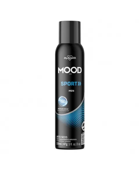 DESODORANTE ANTITRANSPIRANTE MOOD CARE AEROSSOL SPORT MASCULINO 150ML / 90GR